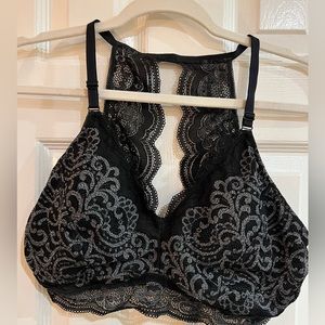 Soma black lace bralette